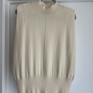 Cashmere Banana Republic Cream Turtleneck Sweater